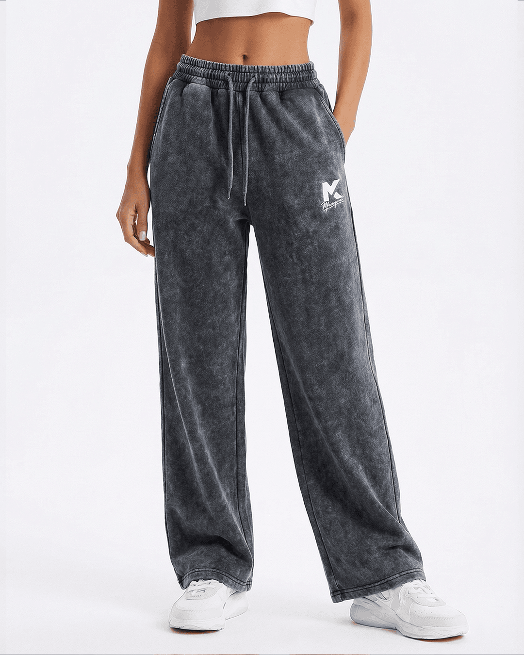 Sweat Pants – Grey Snow Wash